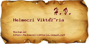 Helmeczi Viktória névjegykártya